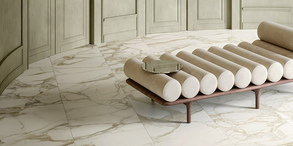 Calacatta Borghini Marble Effect Tiles - Polished