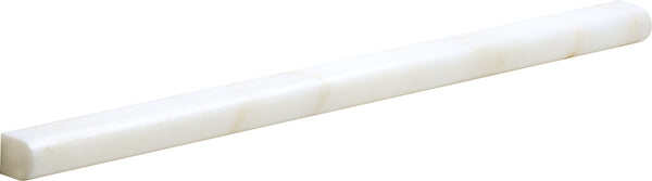 Afyon Sugar Marble Classic Bullnose Pencil Liner - Polished