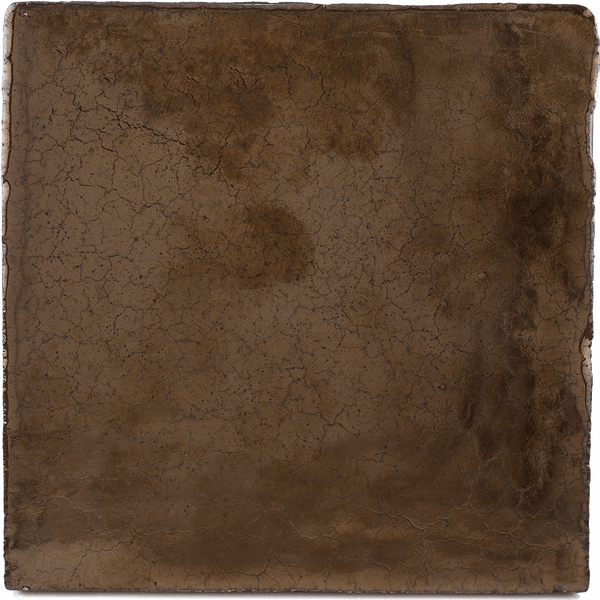 Alchemy Terracotta Square Tiles - 004 - Metallic Crackle