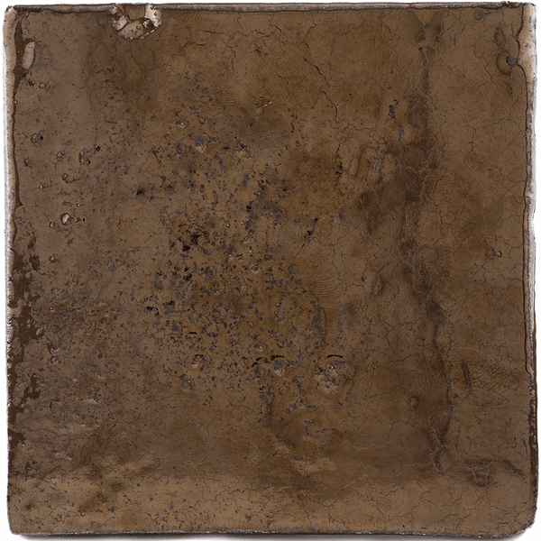 Alchemy Terracotta Square Tiles - 005 - Metallic Crackle