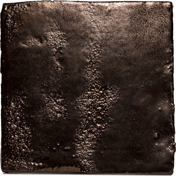 Alchemy Terracotta Square Tiles - 007 - Metallic Crackle