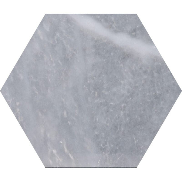 Allure Light Marble Hexagon Tiles - Honed