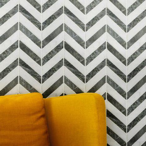 Amazon Marble Chevron Pattern Mosaic