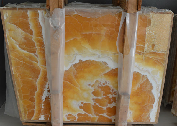 Amber Onyx Slabs - FS94186627 - 1150 x 970 x 20 mm