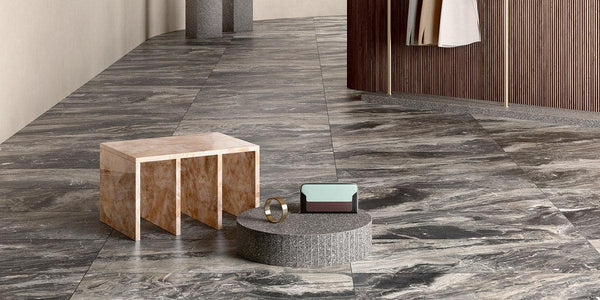 Arabescato Orobico Marble Effect Tiles - Honed