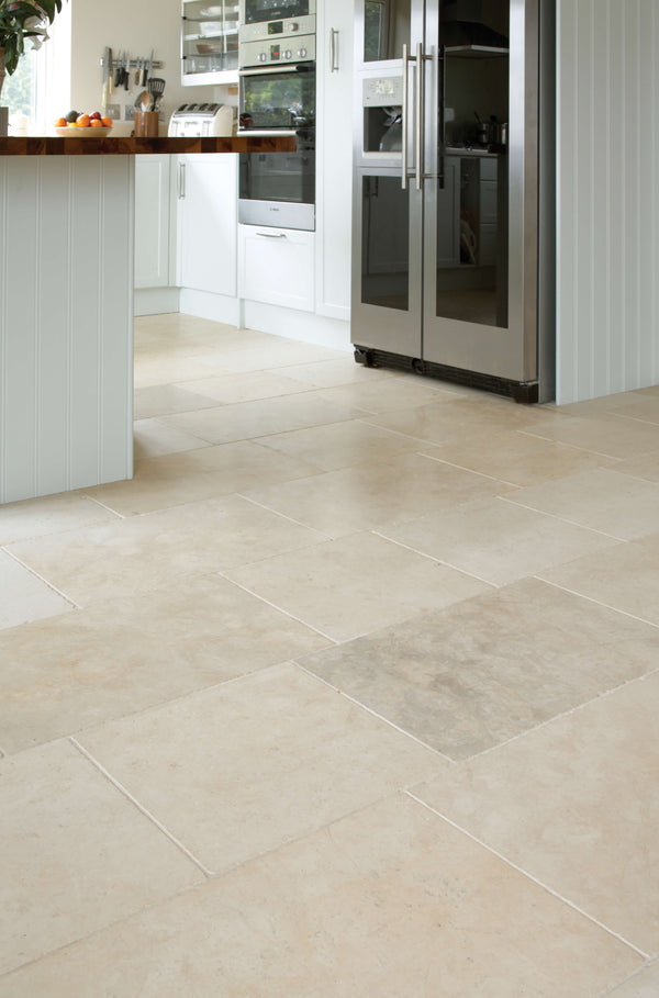 Arlington Beige Limestone Tiles - Tumbled