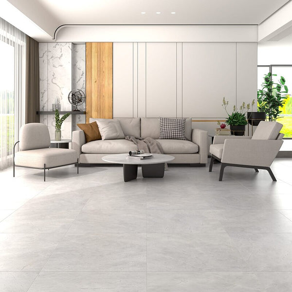 Avalanche Marble Tiles - Honed