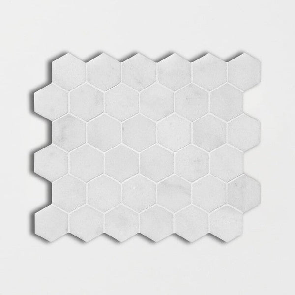 Avalon Marble 50 mm Hexagon Mosaic - Polished