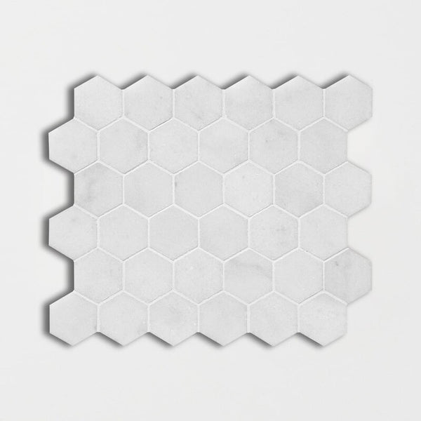 Avalon Marble 50 mm Hexagon Mosaic - Polished