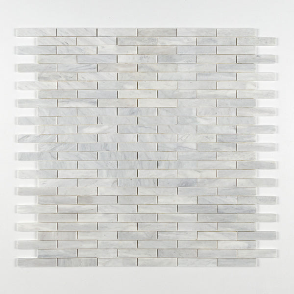 Avenza Marble 152 X 32 mm Rectangle Brickbond Mosaic - Polished