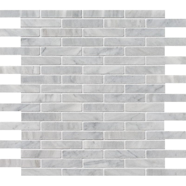 Avenza Marble 76 X 16 mm Rectangle Brickbond Mosaic - Honed