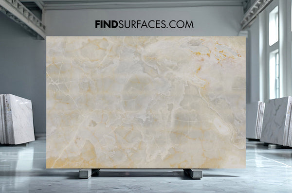 Beige Onyx Slabs - FS12271497 - 2650 x 1930 x 20 mm