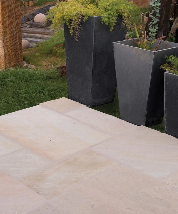 Beige Brown Sandstone Tiles - Tumbled