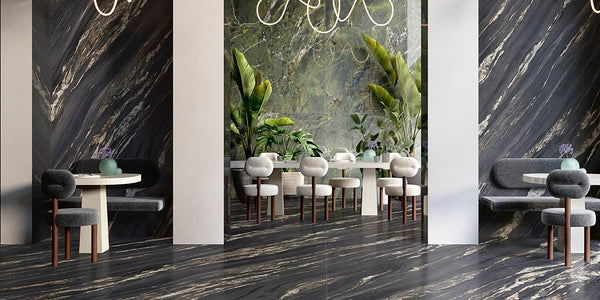 Belvedere Marble Porcelain Tiles and Slabs - Satin