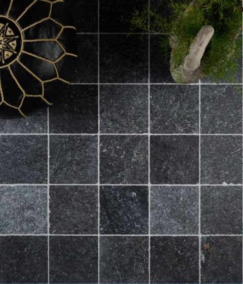 Berwick Blue Black Marble Tumbled Tiles