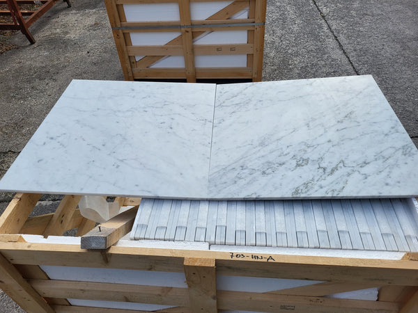 Bianco Carrara C Marble Tiles - Honed - FS703HNA