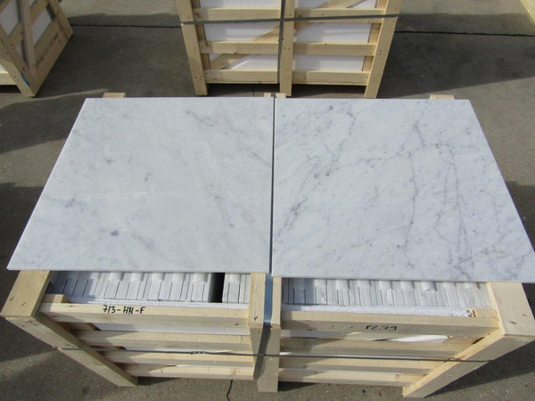 Bianco Carrara CD Marble Tiles - Polished - FS713HNF