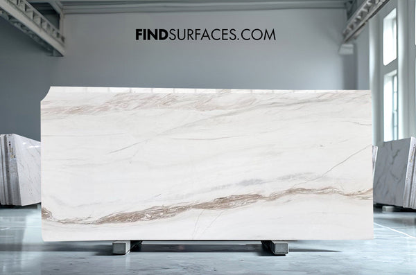 Bianco Lasa Covelano Gold Marble Slabs - FS85915024 - 3130 x 1440 x 20 mm