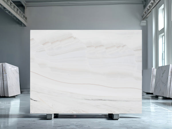 Bianco Lasa Covelano Marble Slabs - FS5899033 - 2400 x 1000 x 20 mm
