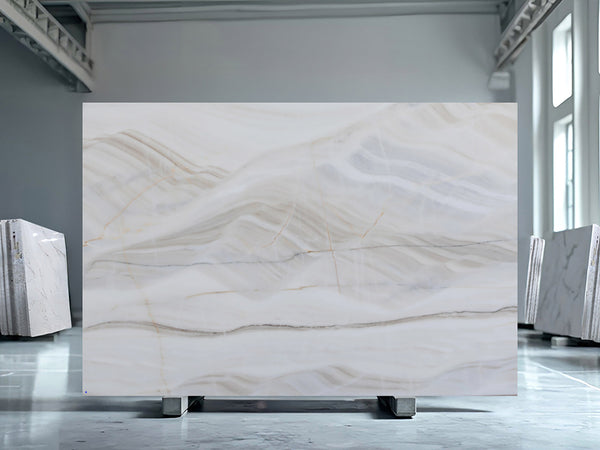Bianco Lasa Covelano Marble Slabs - FS78977841 - 3340 x 1700 x 20 mm