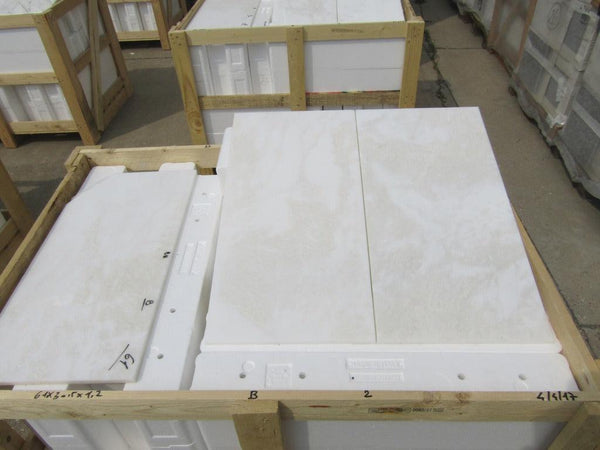 Bianco Namibia Marble Tiles - Polished - FS294HDB