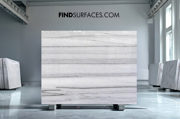 Bianco Striato Marble Slabs - FS59417609 - 3320 x 1620 x 30 mm