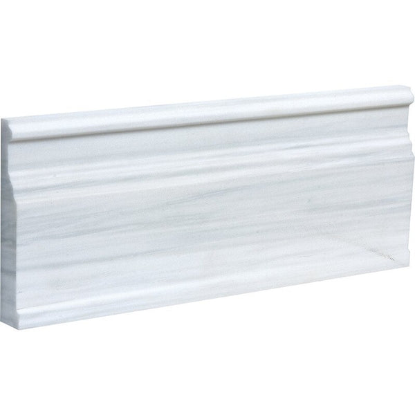 Bianco Dolomiti Marble Base Skirting - Honed