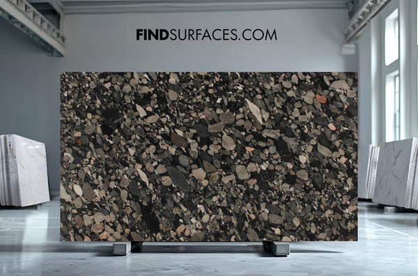 Black Mosaic Granite Slabs - FS71039891 - 3000 x 1930 x 30 mm