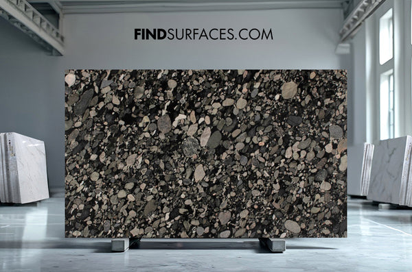 Black Mosaic Granite Slabs - FS98894475 - 2920 x 1980 x 30 mm