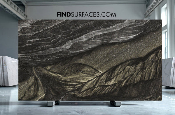 Black Tempest Quartzite Slabs - FS42467684 - 3180 x 2030 x 30 mm