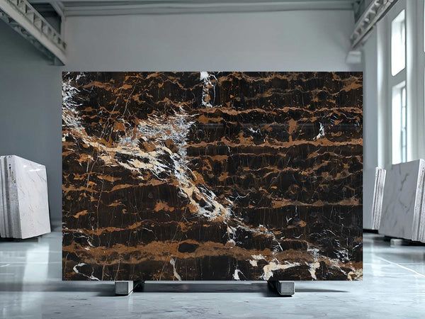Black and Gold Marble Slabs - FS17537126 - 3050 x 1520 x 30 mm