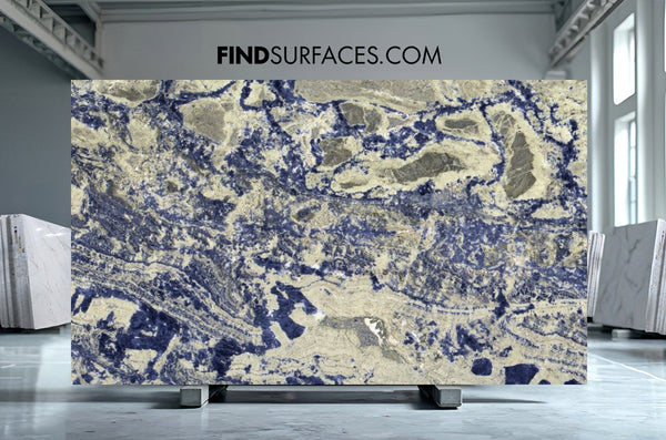 Blue Sodalite Marble Slabs - FS57905821 - 2450 x 1500 x 20 mm