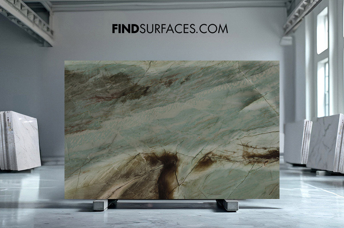 Botanic Green Quartzite Slabs - FS18327467-1 - 2800 x 1800 x 30 mm In ...