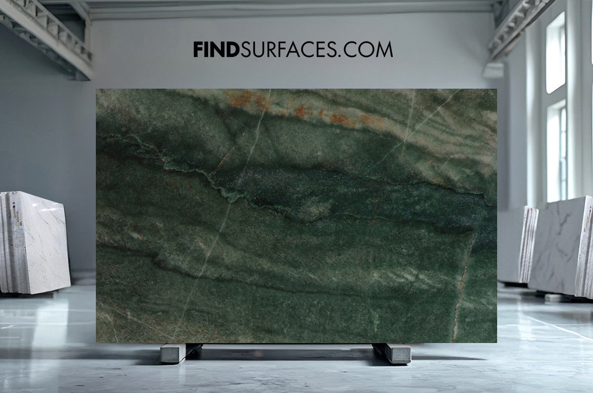 Botanic Green Quartzite - Slabs, Tiles, Worktops, Cut to Size – Find ...