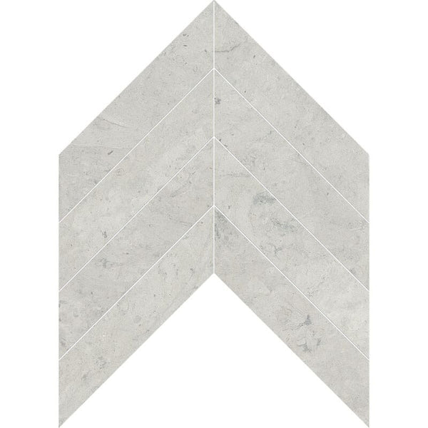 Britannia Limestone Chevron Tiles - Honed