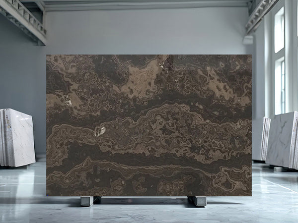 Brown Marble Slabs - FS47272194 - 3100 x 1500 x 20 mm