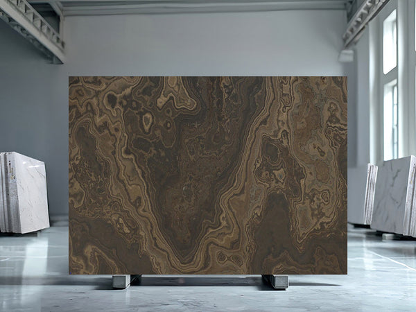 Brown Marble Slabs - FS89817856 - 2950 x 1550 x 20 mm