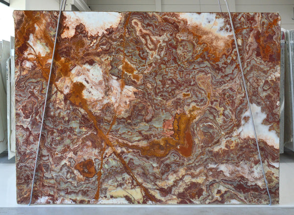 Brown Onyx Slabs - FS10279276 - 2450 x 1820 x 20 mm