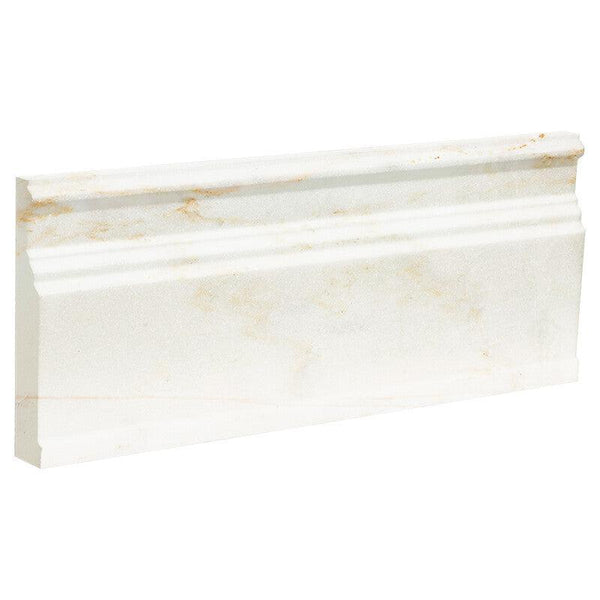 Calacatta Amber Marble Base Skirting - Honed