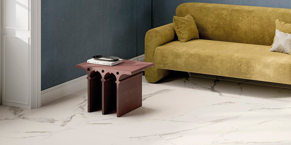 Calacatta Bellisimo Marble Porcelain Tiles and Slabs - Honed