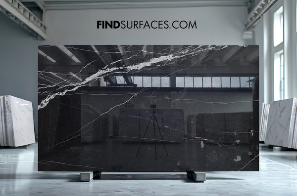 Calacatta Black Marble Slabs - FS27917044 - 3070 x 1880 x 20 mm