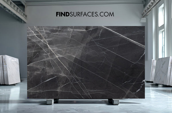 Calacatta Black Marble Slabs - FS6691160 - 3000 x 1680 x 20 mm