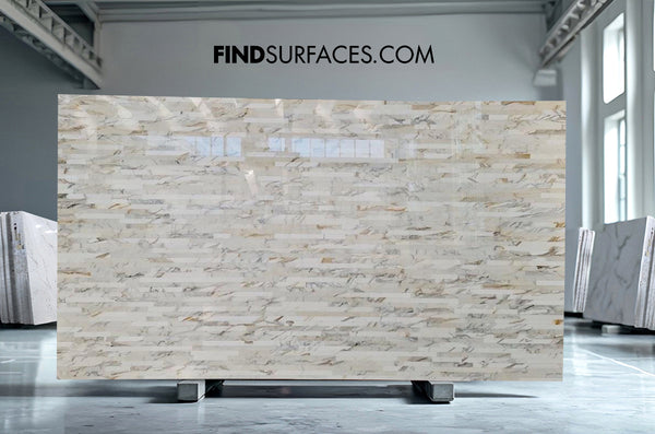 Calacatta Borghini Listellare Marble Slabs - FS44910830 - 3080 x 1710 x 20 mm