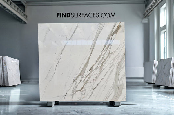 Calacatta Borghini Marble Slabs - FS12059193 - 1970 x 1760 x 11 mm