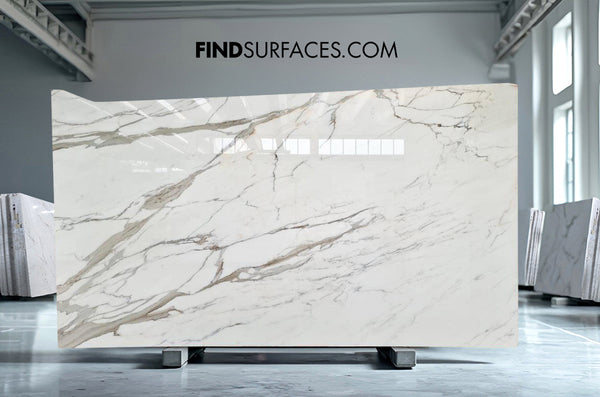Calacatta Borghini Marble Slabs - FS23018906 - 3260 x 1770 x 20 mm