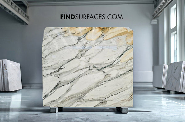 Calacatta Borghini Marble Slabs - FS39638718 - 2000 x 1470 x 20 mm