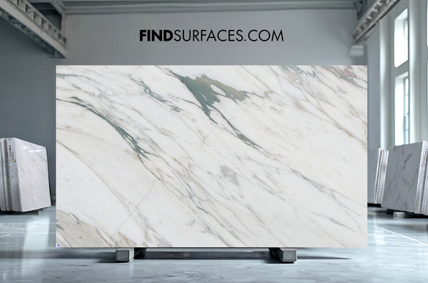 Calacatta Green Marble Slabs - FS37107473 - 2000 x 1000 x 20 mm