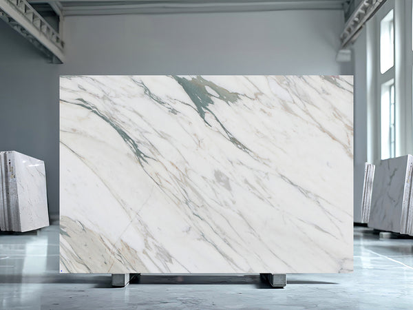 Calacatta Green Marble Slabs - FS37108458 - 2000 x 1000 x 20 mm