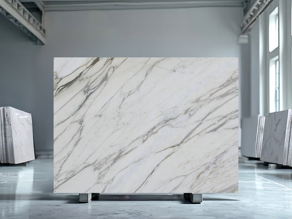 Calacatta Green Marble Slabs - FS70306044 - 1000 x 1000 x 20 mm