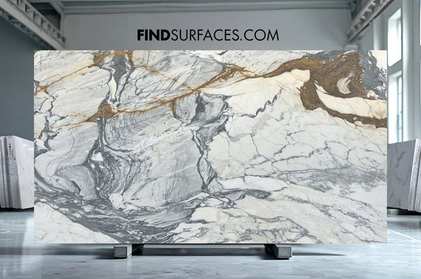 Calacatta Marble Slabs - FS82127495 - 2960 x 1630 x 20 mm